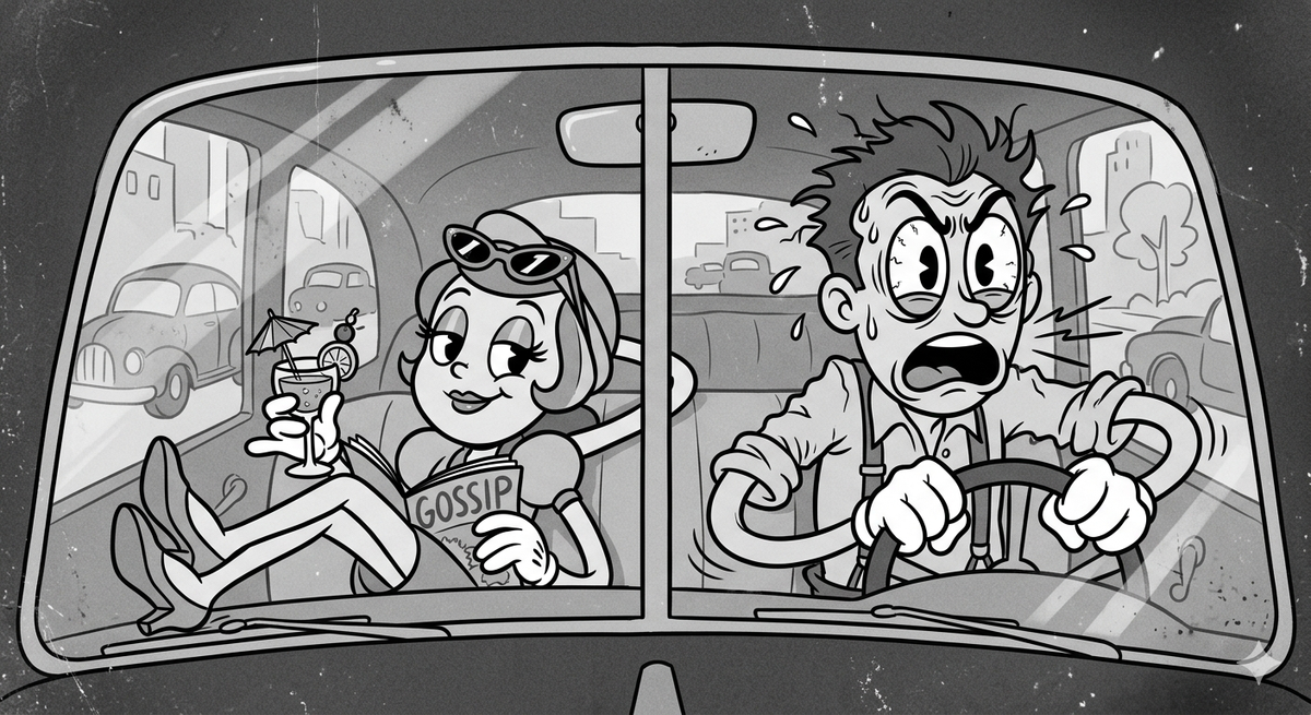 Driver vs Passenger Princess